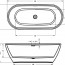 креслення Отдельностоящая ванна Riho Inspire 180 x 80 см BD0200500000000