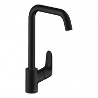 Кухонный смеситель Hansgrohe Focus 31820670 чёрный матовый