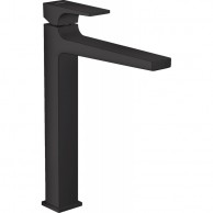 Высокий смеситель для раковины Hansgrohe Metropol 32512670 чёрный матовый