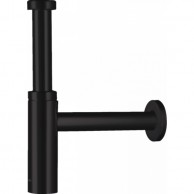 Дизайнерский сифон для раковины Hansgrohe Flowstar S 52105670 чёрный матовый
