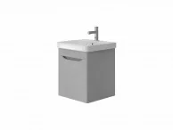 Тумба Juventa Livorno Lvr-50 серая с умывальником Luxury-50