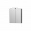 Зеркальный шкаф Juventa Livorno LvrMC-60 структурный серый 4820142278114
