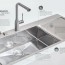 фото Кухонная мойка Grohe EX Sink + Кухонный смеситель Grohe Eurosmart Cosmopolitan 31586SD031481001 (31586SD0 + 31481001)