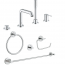 Змішувач для ванни на 4 отвори Grohe Essence + Набір аксесуарів Grohe Essentials (19578001 + 40823001) 1957800140823000