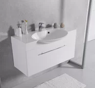 Тумба Fancy Marble Sumatra 800 + раковина Fancy Marble Carme 800