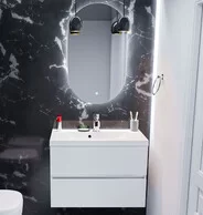 Підвісна тумба з раковиною Fancy Marble Rodos 80