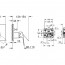 технічна схема Душова система прихованого монтажу Grohe Eurocube 26415SC3