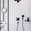 дизайн Термостат Hansgrohe ShowerSelect 15763340 хром чорний матовий
