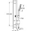 чертеж Душевой набор, 3 режима струи Grohe Rainshower Smartactive 26591000
