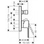 Душевая система скрытого монтажа Hansgrohe Vernis Shape 71468670s1 техническая схема 2