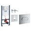 Комплект инсталляции для унитаза 4в1 Grohe Rapid SL 38844P0A