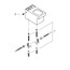 креслення Унітаз підлоговий для комбінації з бачком зовнішнього монтажу Grohe Cube 3948400H