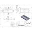 чертеж Накладная раковина Miraggio Varna 800