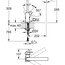 технічна схема Кухонний змішувач Grohe Eurocube 31255DC0