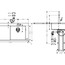 чертеж Кухонный комплект Hansgrohe C71 C71-F450-02, 43208800 с сушилкой слева