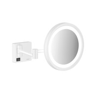 Дзеркало косметичне з LED підсвічуванням Hansgrohe AddStoris 41790700 білий матовий