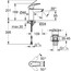 чертеж Смеситель для раковины Grohe Eurosmart New 23922003 хром