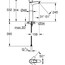 технічна схема Змішувач для раковини Grohe BauEdge New 23764001 хром