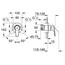 Набор гигиенического душа Grohe BauFlow 111446 техническая схема 3