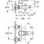 технічна схема Змішувач для ванни Grohe BauLoop New 23602001 хром