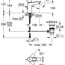 техническая схема Набор смесителей для душа Grohe BauLoop UA123215M0