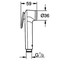 Набор смесителей для ванны Grohe BauLoop UA11104200 техническая схема 3