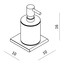 чертеж Дозатор для жидкого мыла подвесной Volle FIESTA 15-77-312
