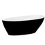 Ванна окремостояча Besco Goya Black & White 160х68 см NAVARA33544 купити