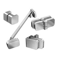 Набір металевих деталей для душових дверей Ravak Brilliant B-SET BSD2-R-100 D01000A086 ліве