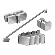 Набір металевих деталей для кутових душових кабін Ravak Brilliant B-SET BSDPS-R-80, 90 хром D01000A075