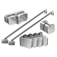 Набір металевих деталей для душових кабін Ravak Brilliant B-SET BSDPS-L-120 хром D01000A082