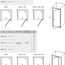 креслення Нерухома стінка Ravak Pivot PPS-80 білий + Transparent (прозорий) 90G40100Z1