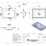 чертеж Раковина Miraggio Jesell 700 0000750 глянцевая