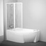 купити Шторка для ванни Ravak VSK2 Rosa II 170 R білий rain 76PB010041