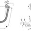 чертеж Сифон для ванны с заполнением переливом Ravak X01438