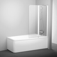 Шторка для ванни Ravak 10CVS2-100 R білий transparent 7QRA0103Z1