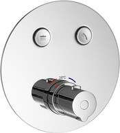 Змішувач для ванни з термостатом прихованого монтажу Imprese Centrum VRB-15410Z