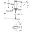 техническая схема Набор смесителей для ванны Grohe Eurosmart UA34101TM0