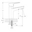 техническая схема Набор смесителей для ванны Imprese kit30094