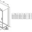 креслення Нерухома стінка для душа Ravak Blix Slim BLSPS-80 алюміній transparent X9BM40C00Z1