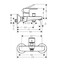 технічна схема Набір змішувачів для ванни Hansgrohe Vernis Blend 71551112