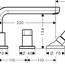 размер смеситель для ванны hansgrohe metris s 31447000