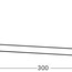чертеж Излив на ванну Hansgrohe Metris S 14495000