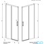 техническая схема Душевая дверь Radaway Idea DWJ 100 левая 387014-01-01L