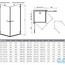 креслення Душова кабіна Radaway Arta KDD I 80 (386060-03-01L + 386060-03-01R