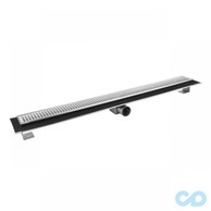 Дренажний канал Inox Style Supra-line Classic 985 мм решітка "Кола big & small" L98503