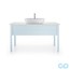 Тумба с умывальником Duravit Luv  LU9561 Blue,  LU9466, 0380800000 из кварцевой столешницей купить