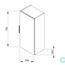креслення Пенал Jika Cube 34,5 см H4537111763001