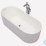характеристики ванна окремостояча з штучного каменю flaminia oval ov170 170х70 см