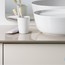 ціна Тумба з умивальником Duravit Luv LU9561 Blue, LU9466, 0380800000 з кварцовою стільницею